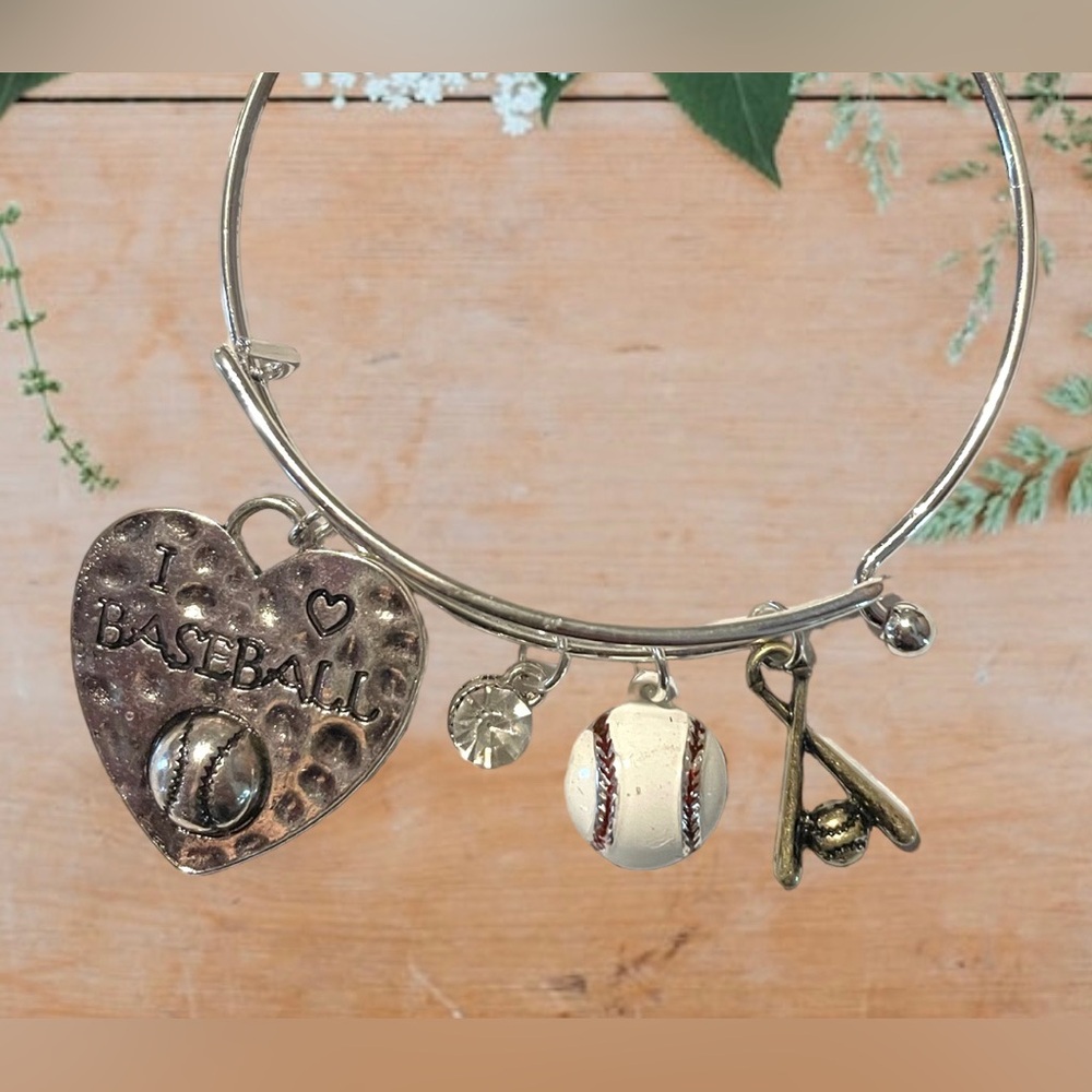 Baseball Charm Bracelet